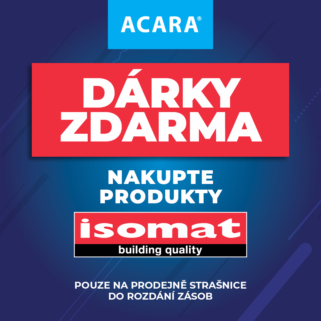 Prodejna Praha Strašnice - akce dárky od ISOMAT