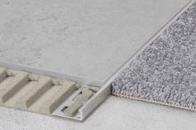 Schlüter-SCHIENE-AKGB ukonč. lišta "L", hliník elox měď kartáč flexi, v: 6 mm, d: 2,5 m
