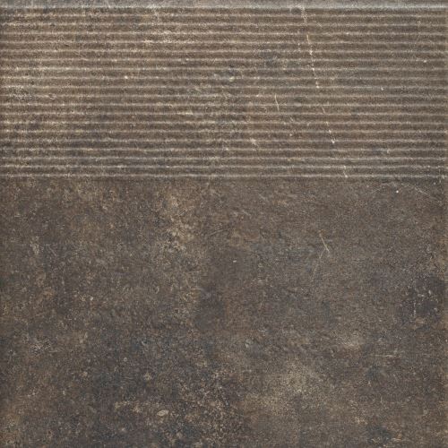 Dlažba Scandiano Brown, schod. př., 30x30 cm