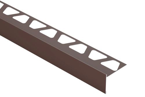 Schlüter-BARA-RT balk. lišta, hliník komaxit šedá metalíza, v: 12 mm, v2: 16 mm, d: 2,5 m