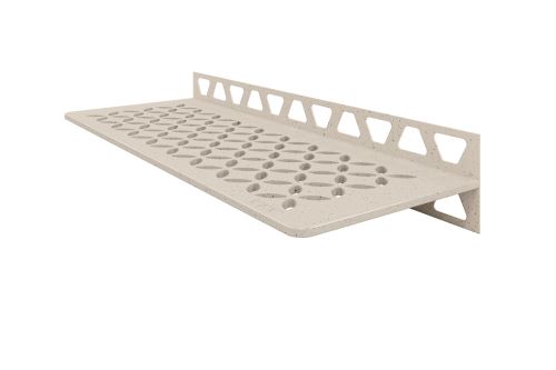 Schlüter-SHELF-W-S1 police do sprchy, slonová kost, 300x115 mm, 1 ks, Floral
