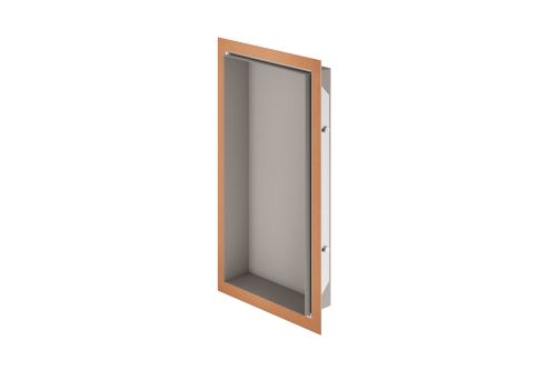 Schlüter-DESIGN-NICHE stěnová nika, hliník komaxit kamenná šedá, 600x300 mm, 1 ks