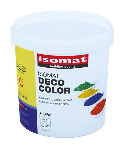 ISOMAT DECO COLOR pigment v práškové formě cihlově červená