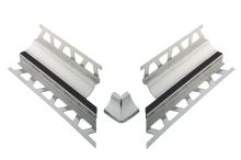 Schlüter-DILEX-HKS sada rohů, nerez grafitově černá V4A, v: 14 mm, v2: 9 mm, 1 ks Schlüter-DILEX-HKS sada rohů, nerez grafitově černá V4A, v: 14 mm, v2: 9 mm, 1 ks