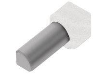 Schlüter-RONDEC-AC vnitřní růžek, hliník komaxit brilantní bílá mat, v: 8 mm, 1 ks Schlüter-RONDEC-AC vnitřní růžek, hliník komaxit brilantní bílá mat, v: 8 mm, 1 ks