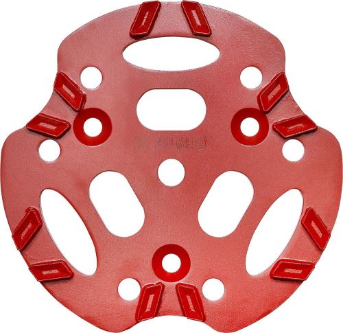 ROLL Diamantový kotúč V12, priemer 250 mm, červený, 12 segmentov v tvare V