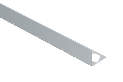 Schlüter-BARA-RWL balkonová lišta, hliník komaxit šedá metalíza, v: 120 mm, d: 2,5 m