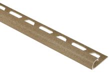 Schlüter-RONDEC-TS ukončovací lišta "C", hliník komaxit strukt. béžová, v: 11 mm, d: 2,5 m
