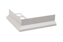 Schlüter-BARA-RK vněj. růžek 90 st. k balk. liště, hliník kom. sněhobílá, v: 65 mm, 1 ks
