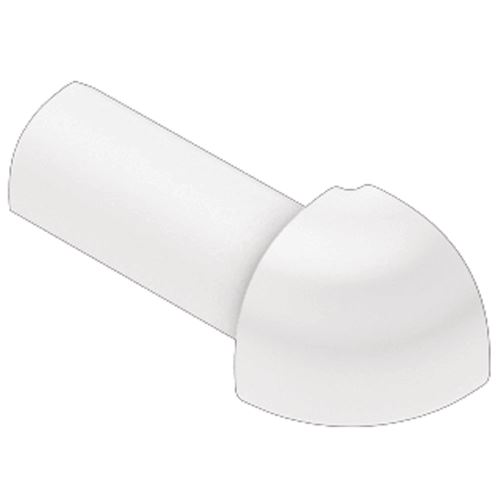 Schlüter-RONDEC-PRO vnější růžek k ukončovací liště "C", PVC sněhobílá, v: 8 mm, 1 ks