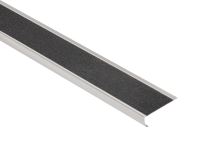 Schlüter-TREP-GL úzká schod. lišta, nerez grafit. černá V2A, v: 2 mm, d: 1,5 m Schlüter-TREP-GL úzká schod. lišta, nerez grafit. černá V2A, v: 2 mm, d: 1,5 m