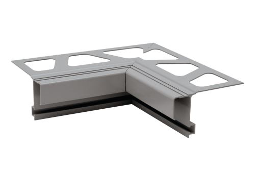 Schlüter-BARA-RTK vnitřní růžek 90 st., hliník komaxit pastelově šedá, v: 30 mm, 1 ks