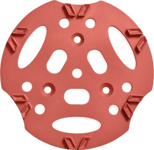 ROLL Diamantový kotúč V12, priemer 300 mm, lososovo červený, zrnitosť 60/80, 12 segmentov v tvare V