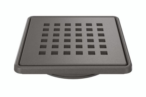 Schlüter-KERDI-DRAIN rošt, tmavý antracit, 10x10 cm, D3 Square, 1 ks