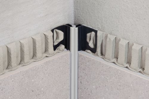 Schlüter-DILEX-EF lišta pro koutové spáry, PVC šedá, v: 8 mm, d: 2,5 m