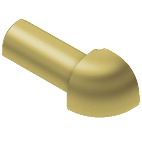 Schlüter-RONDEC-AM vnější růžek k ukonč. liště "C", hliník elox mosaz mat, v: 8 mm, 1 ks