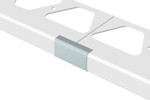 Schlüter-BARA-RW spojka k balkonové liště, hliník komaxit šedá metalíza, v: 25 mm, 1 ks