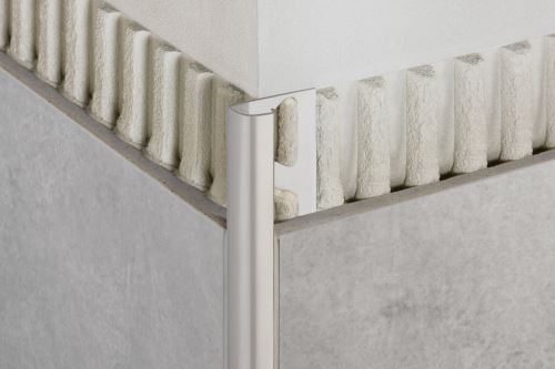 Schlüter-RONDEC-E ukončovací lišta "C", nerez V2A flexi, v: 10 mm, d: 2,5 m