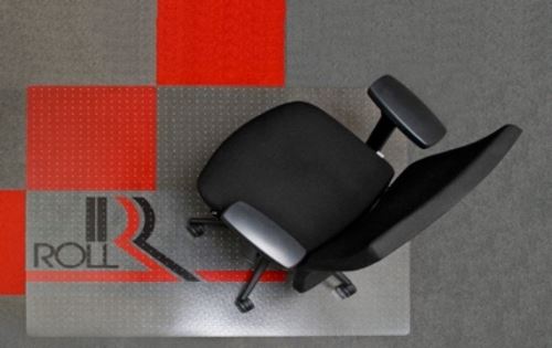 ROLL Podložka pod židli, s hroty, 3000x1200 mm, polykarbonát, tloušťka 2,75 mm