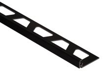 Schlüter-JOLLY-AGSG ukončovací lišta "L", hliník elox černý lesk, v: 8 mm, d: 2,5 m