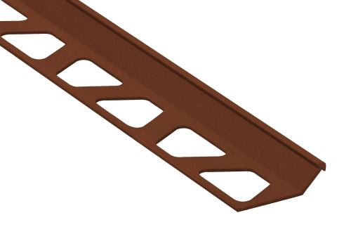 Schlüter-FINEC-TS ukonč. lišta pro kam. roh, hliník kom. rezavě hnědá, v: 9 mm, d: 2,5 m