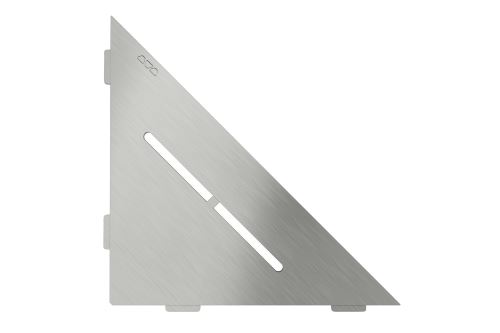 Schlüter-SHELF-E-S1 police do sprchy, nerez kartáč V2A, 210x210 mm, 1 ks, Pure