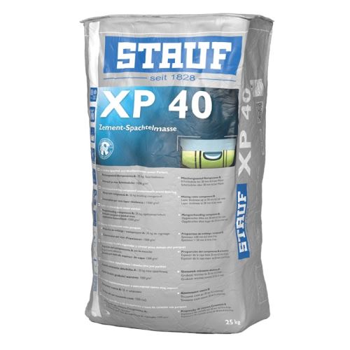 STAUF XP 40 Cementová nivelačná hmota, vhodná pre komerciu, 1-40 mm, 25 kg