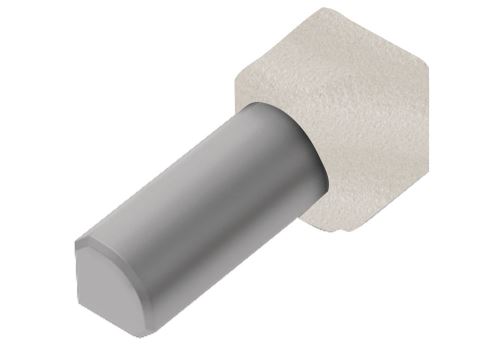 Schlüter-RONDEC-TS vnitř. růžek k ukonč. liště "C", hliník kom. slon. kost, v: 8 mm, 1 ks