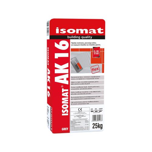 ISOMAT AK 16 lepidlo polymerové flexibilní C2 TE šedá, 25 kg