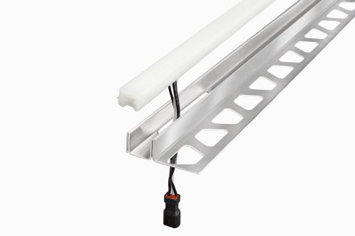 Schlüter-LIPROTEC-LLP LED modul, nerez kartáč V4A, v: 11 mm, d: 1 m, teplá bílá