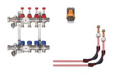 Schlüter-BEKOTEC-THERM-AS-HB připoj. sada s pohony EAHB, 10 okruhů, trubka 16 mm, 1 ks (33)