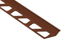 Schlüter-FINEC-TS lišta pro kam. roh, hliník k. strukt. rezavě hnědá, v: 12,5 mm, d: 2,5 m