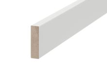 AP35/1 soklová lišta TYP 126 ACARA, MDF + fólie bílá, 60 mm, 12 mm, 2,7 m