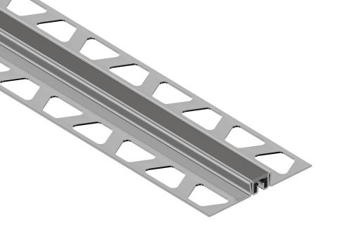 Schlüter-DILEX-EKSN lišta pro obvodové spáry, spárová šedá V2A, v: 11 mm, d: 2,5 m