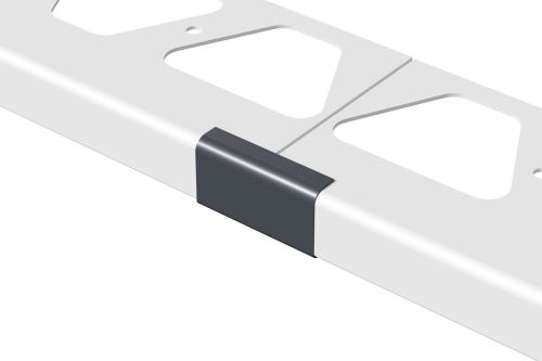 Schlüter-BARA-RW spojka k balkonové liště, hliník komaxit šedá metalíza, v: 25 mm, 1 ks