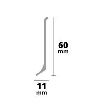 AP38/2 soklová lišta, PVC (3)