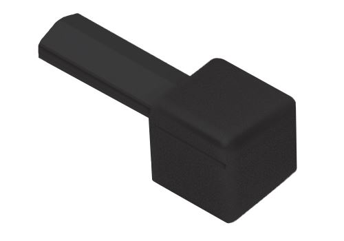 Schlüter-QUADEC-AC vnější růžek, hliník komaxit grafitově černá mat, v: 11 mm, 1 ks, MGS