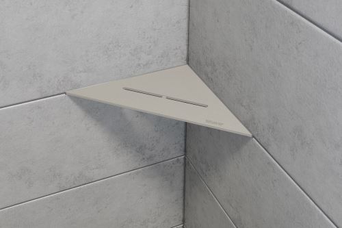 Schlüter-SHELF-E-S1 police do sprchy, šedá, 210x210 mm, 1 ks, Square