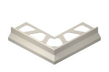 Schlüter-BARA-RKK vnější růžek 90 st., hliník komaxit pastelově šedá, v: 15 mm, 1 ks