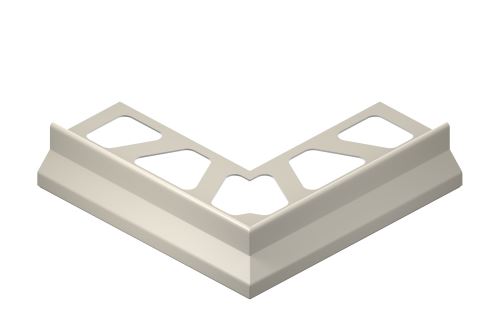 Schlüter-BARA-RKK vnější růžek 90 st., hliník komaxit pastelově šedá, v: 15 mm, 1 ks