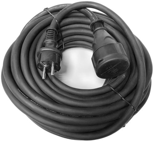 ROLL Průmyslový prodlužovací kabel, 15 m, černý