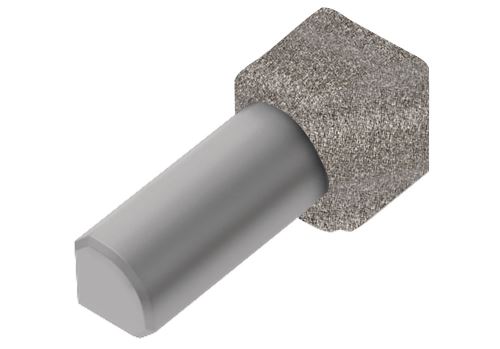 Schlüter-RONDEC-TS vnitř. růžek k ukonč. liště "C", hliník kom. kam. šedá, v: 10 mm, 1 ks