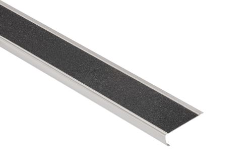 Schlüter-TREP-GL schod. lišta, nerez grafit. černá V2A, v: 2 mm, d: 1,5 m