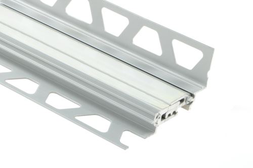 Schlüter-DILEX-AEBT/O objektová dilatační lišta, hliník elox přírodní, v: 8 mm, d: 2,5 m