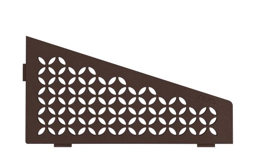Schlüter-SHELF-E-S3 police do sprchy, bronzová, 154x295 mm, 1 ks, Floral