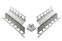 Schlüter-DILEX-HKS sada rohů, nerez světle béžová V2A, v: 12 mm, v2: 7 mm, 1 ks (3)