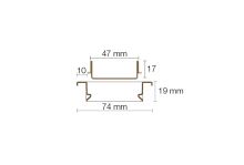 Schlüter-KERDI-LINE-C rošt žlabu, nerez lesk V2A, v: 19 mm, d: 1,1 m (4)