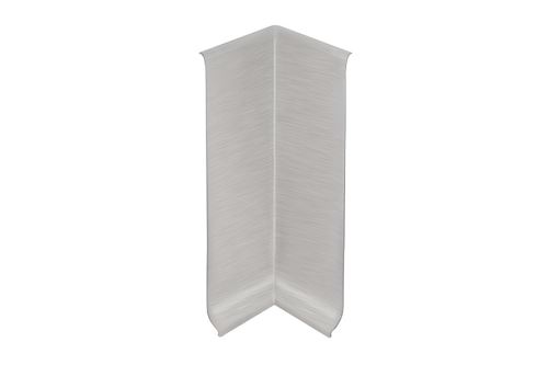 Schlüter-DESIGNBASE-SL-EB vnitř. růžek 90 st. k sokl. l., nerez kart. V2A, v: 160 mm, 1 ks