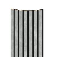 WALL CONCEPT flexi obkladový panel Raw Imperial, černý filc + MDF, 2750x285x17 mm, 0,78 m2