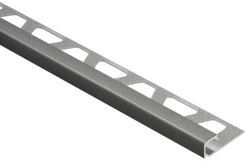 Schlüter-QUADEC-TS ukončovací lišta "Q", hliník komaxit strukt. šedá, v: 10 mm, d: 2,5 m